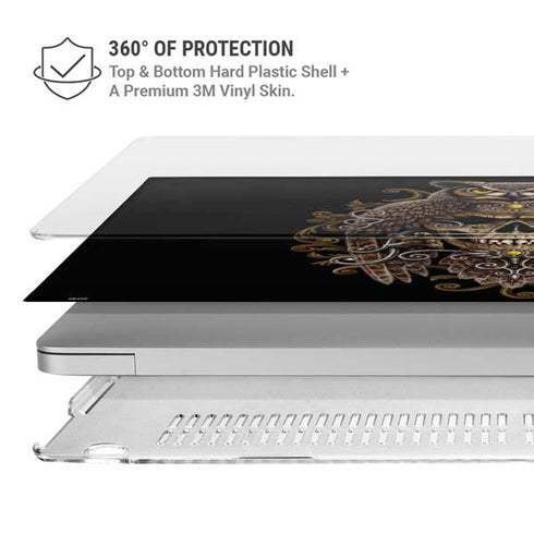 Skull and Owl by Sarah Richter MacBook Air 15in (2023-2025) Case plus Skin