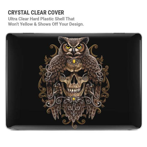 Skull and Owl by Sarah Richter MacBook Pro 16in (2019-20) Case plus Skin