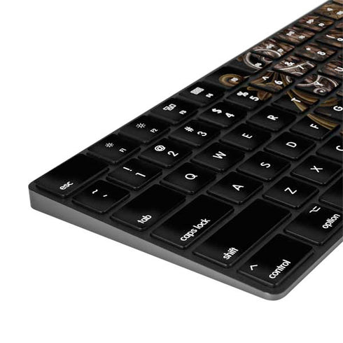 Skull and Owl by Sarah Richter Magic Keyboard with Numeric Keypad Skin
