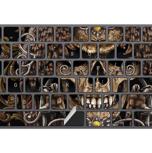Skull and Owl by Sarah Richter Magic Keyboard with Numeric Keypad Skin