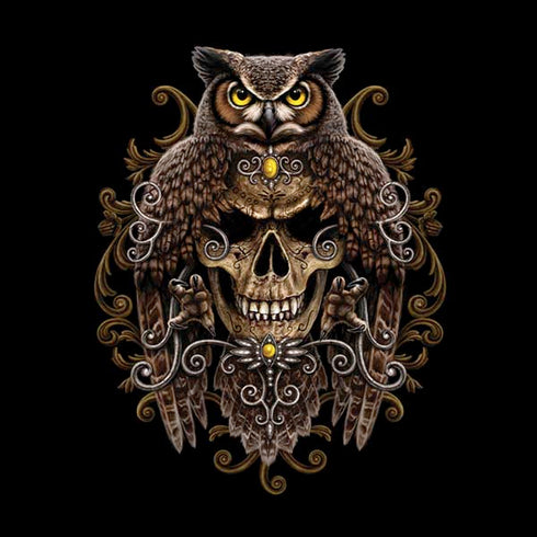 Skull and Owl by Sarah Richter Moto E5 Play Skin