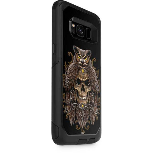 Skull and Owl by Sarah Richter Otterbox Commuter Galaxy Skin