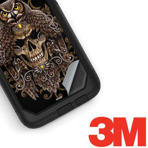 Skull and Owl by Sarah Richter Otterbox Commuter Galaxy Skin