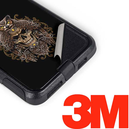 Skull and Owl by Sarah Richter Otterbox Commuter iPhone Skin