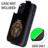 Skull and Owl by Sarah Richter Otterbox Defender iPhone Skin