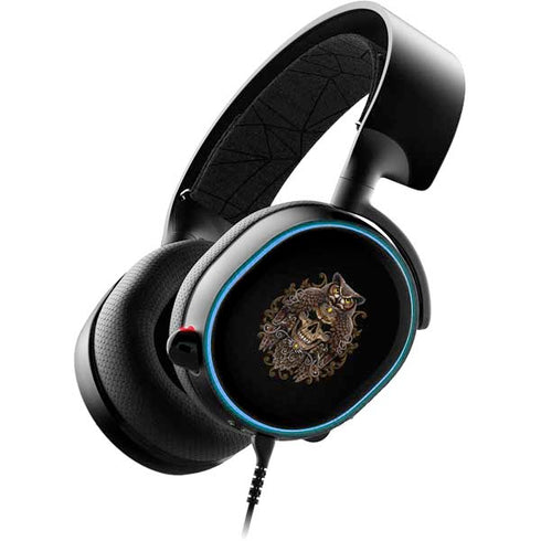 Skull and Owl by Sarah Richter SteelSeries Arctis 3 Skin
