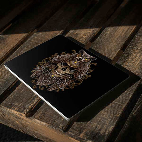 Skull and Owl by Sarah Richter Surface Laptop 3 13.5in Skin