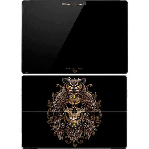 Skull and Owl by Sarah Richter Surface Pro 4 Skin