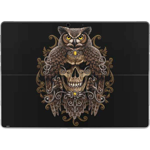 Skull and Owl by Sarah Richter Surface Pro 8 Skin