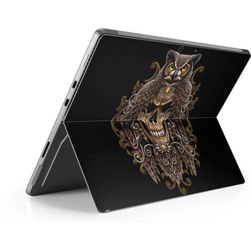 Skull and Owl by Sarah Richter Surface Pro 8 Skin