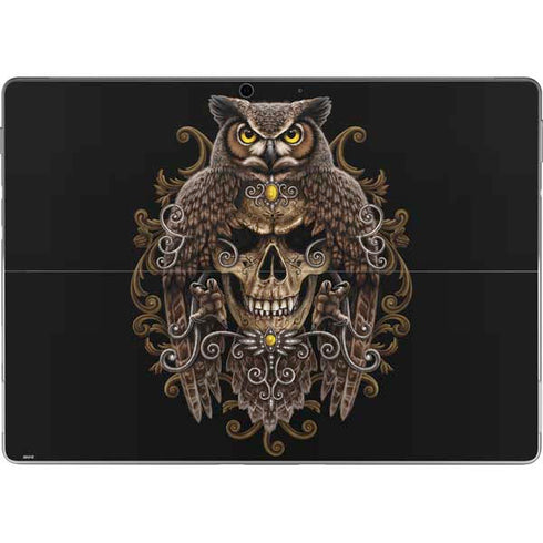 Skull and Owl by Sarah Richter Surface Pro 9 Skin