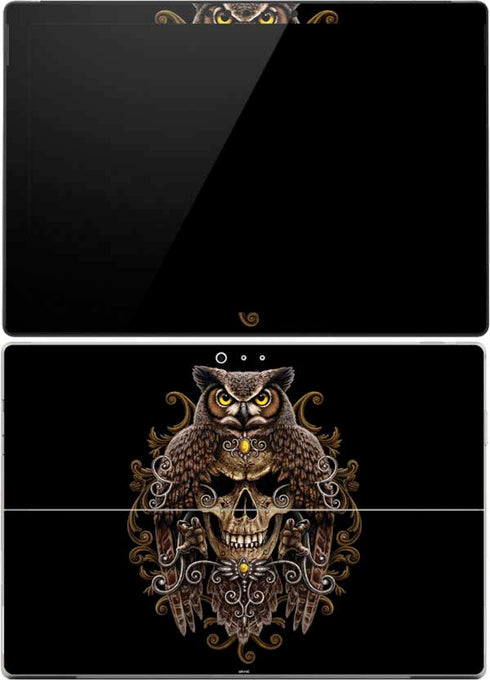 Skull and Owl by Sarah Richter Surface Pro (2017) Skin