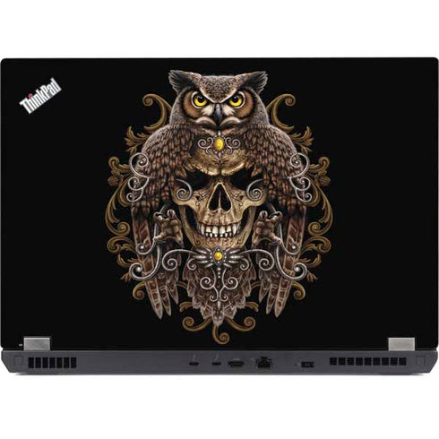 Skull and Owl by Sarah Richter Lenovo ThinkPad Skin