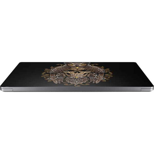 Skull and Owl by Sarah Richter Universal Laptop 18in (14.6 x 10.6in) Skin