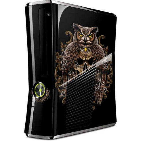Skull and Owl by Sarah Richter Xbox 360 Slim (2010) Skin