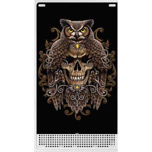 Skull and Owl by Sarah Richter Xbox Series S Bundle Skin