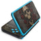 Liquid Blue Skull Entwined with Roses Nintendo 2DS XL (2017) Skin