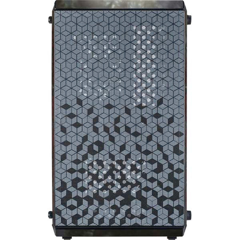 Liquid Blue Skull Entwined with Roses Cooler Master MasterBox Q300L Mini Tower Skin