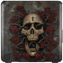 Liquid Blue Skull Entwined with Roses Cooler Master MasterBox Q300L Mini Tower Skin