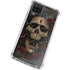 Liquid Blue Skull Entwined with Roses Galaxy A12 Clear Case