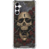 Liquid Blue Skull Entwined with Roses Galaxy A14 5G Clear Case