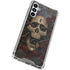 Liquid Blue Skull Entwined with Roses Galaxy A14 5G Clear Case