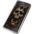 Liquid Blue Skull Entwined with Roses Galaxy A21 Clear Case