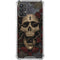 Liquid Blue Skull Entwined with Roses Galaxy A32 5G Clear Case