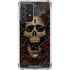 Liquid Blue Skull Entwined with Roses Galaxy A52 5G Clear Case