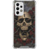 Liquid Blue Skull Entwined with Roses Galaxy A53 5G Clear Case
