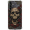 Liquid Blue Skull Entwined with Roses Galaxy A54 5G Clear Case
