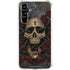 Liquid Blue Skull Entwined with Roses Galaxy A54 5G Clear Case