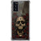 Liquid Blue Skull Entwined with Roses Galaxy Note20 5G Clear Case