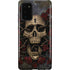 Liquid Blue Skull Entwined with Roses Galaxy Note20 5G Pro Case