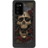 Liquid Blue Skull Entwined with Roses Galaxy Note20 5G Waterproof Case
