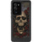 Liquid Blue Skull Entwined with Roses Galaxy Note20 Ultra 5G Waterproof Case