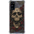 Liquid Blue Skull Entwined with Roses Galaxy S20 FE Clear Case