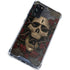 Liquid Blue Skull Entwined with Roses Galaxy S20 FE Clear Case