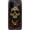 Liquid Blue Skull Entwined with Roses Galaxy S20 Plus Pro Case