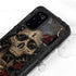 Liquid Blue Skull Entwined with Roses Galaxy S20 Plus Waterproof Case