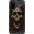 Liquid Blue Skull Entwined with Roses Galaxy S20 Pro Case