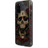 Liquid Blue Skull Entwined with Roses Galaxy S20 Pro Case