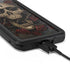 Liquid Blue Skull Entwined with Roses Galaxy S20 Waterproof Case