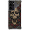 Liquid Blue Skull Entwined with Roses Galaxy S21 Ultra 5G Clear Case
