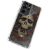 Liquid Blue Skull Entwined with Roses Galaxy S21 Ultra 5G Clear Case