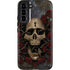 Liquid Blue Skull Entwined with Roses Galaxy S22 Plus Pro Case