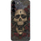Liquid Blue Skull Entwined with Roses Galaxy S22 Plus Skin