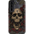 Liquid Blue Skull Entwined with Roses Galaxy S22 Pro Case