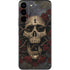 Liquid Blue Skull Entwined with Roses Galaxy S22 Skin
