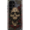 Liquid Blue Skull Entwined with Roses Galaxy S22 Ultra Pro Case